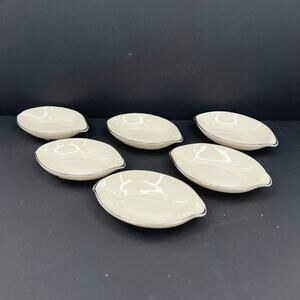 Lenox Hand Decorated with platinum small side dishes. Set of 6